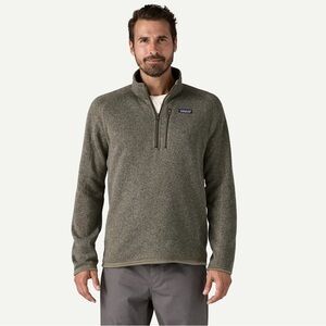 Men's Green Better Sweater 1/4-Zip Fleece, Size Large